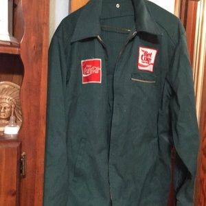 Vintage dark green Coca-Cola jacket